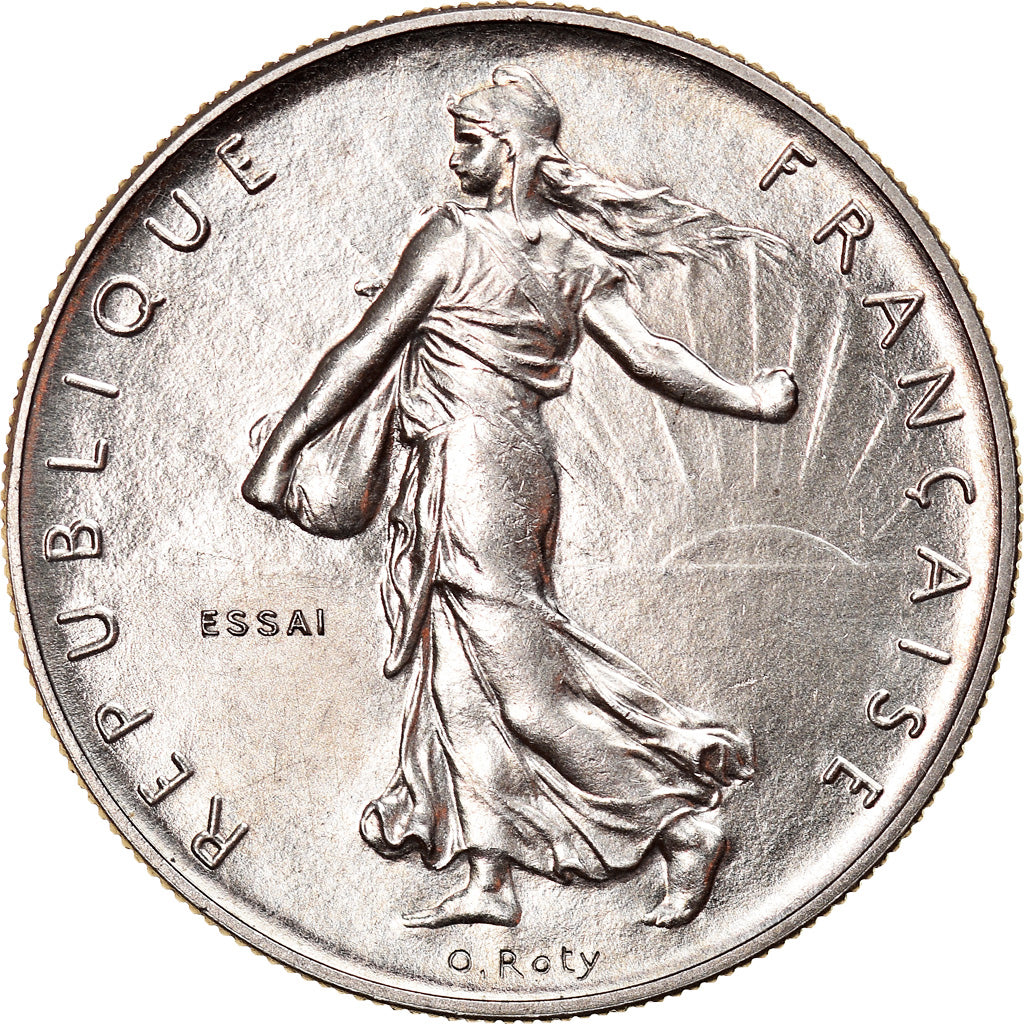 Coin, France, Semeuse, Franc, 1959, Paris, ESSAI, MS(63), Nickel, KM:E98