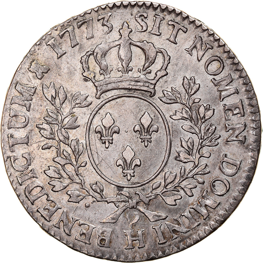 Monnaie, France, Louis XV, 1/2 Écu à la vieille tête, 1/2 ECU, 44 Sols, 1773