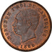 Coin, Cambodia, Norodom I, 10 Centimes, 1860, MS(63), Bronze, KM:M3, Lecompte:23