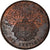 Moneda, Camboya, Norodom I, 10 Centimes, 1860, SC, Bronce, KM:M3, Lecompte:23