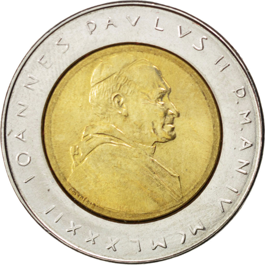 Moneta, CITTÀ DEL VATICANO, John Paul II, 500 Lire, 1982, SPL, Bi-metallico
