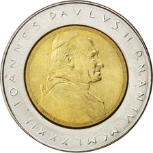 Moneta, CITTÀ DEL VATICANO, John Paul II, 500 Lire, 1982, SPL, Bi-metallico