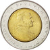 Moneda, CIUDAD DEL VATICANO, John Paul II, 500 Lire, 1982, SC, Bimetálico