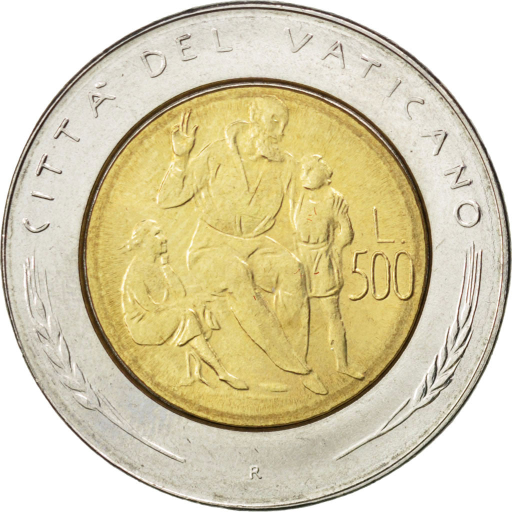 Moneta, CITTÀ DEL VATICANO, John Paul II, 500 Lire, 1982, SPL, Bi-metallico