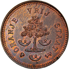 Coin, South Africa, ORANGE FREE STATE, Penny, 1874, Brussels, Pattern, MS(63)