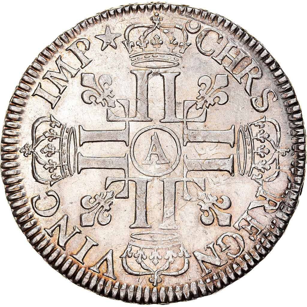 Moneda, Francia, Louis XIV, Écu aux 8 L, Ecu, 1690, Paris, EBC, Plata
