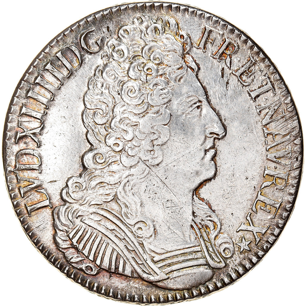 Moneta, Francja, Louis XIV, Écu aux 3 couronnes, Ecu, 1709, Paris, AU(55-58)