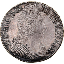 Coin, France, Louis XIV, Écu aux 3 couronnes, Ecu, 1709, Aix, Fautée