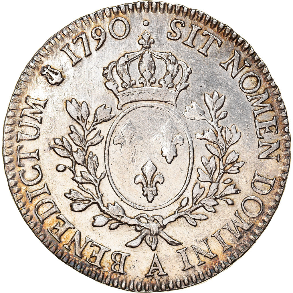 Coin, France, Louis XVI, Écu aux branches d'olivier, Ecu, 1790, Paris