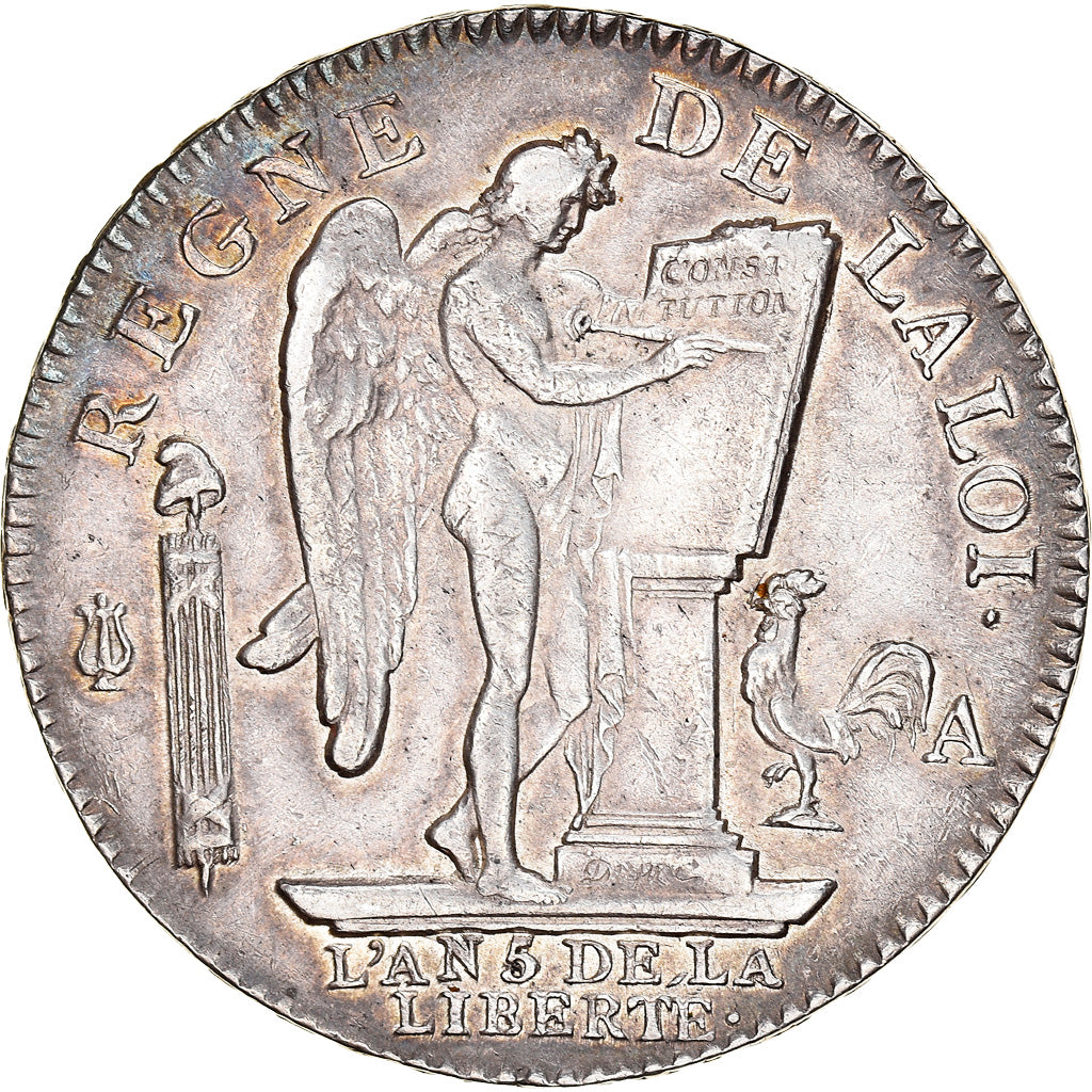 Monnaie, France, Louis XVI, Écu de 6 livres françois, ECU, 6 Livres, 1793