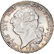 Münze, Frankreich, Louis XVI, Écu de 6 livres françois, ECU, 6 Livres, 1792