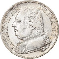 Coin, France, Louis XVIII, Louis XVIII, 5 Francs, 1814, Limoges, AU(50-53)