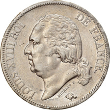 Moneta, Francja, Louis XVIII, Louis XVIII, 5 Francs, 1821, Paris, AU(55-58)