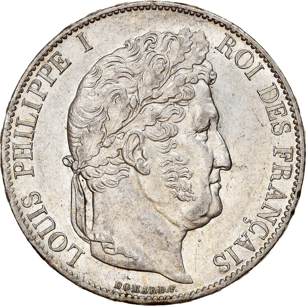 Münze, Frankreich, Louis-Philippe, 5 Francs, 1847, Paris, VZ, Silber, KM:749.1