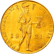 Moneta, Holandia, Wilhelmina I, Ducat, 1921, Utrecht, MS(63), Złoto, KM:83.1a