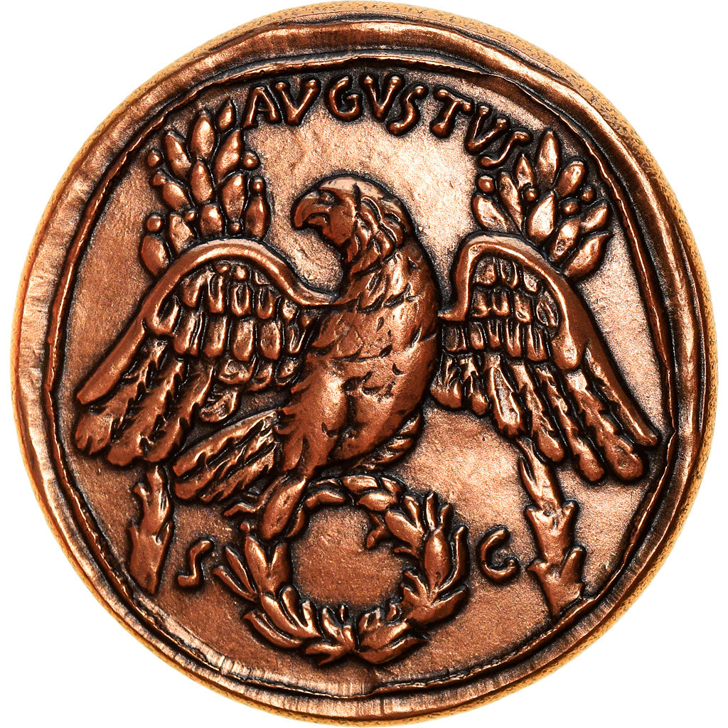 France, Medal, Reproduction Monnaie Antique,  Auguste, History, MS(65-70)