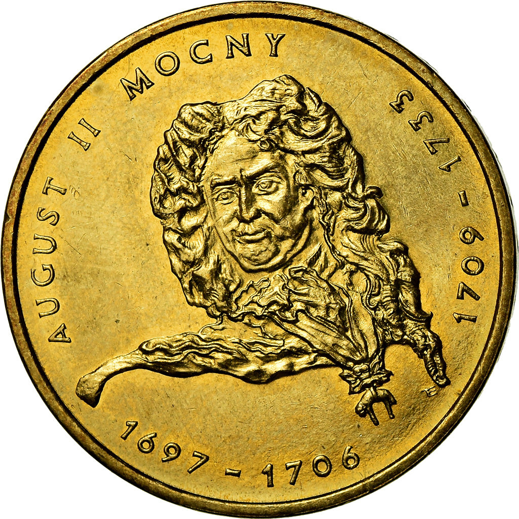 Coin, Poland, 2 Zlote, 2002, Warsaw, MS(60-62), Brass, KM:439