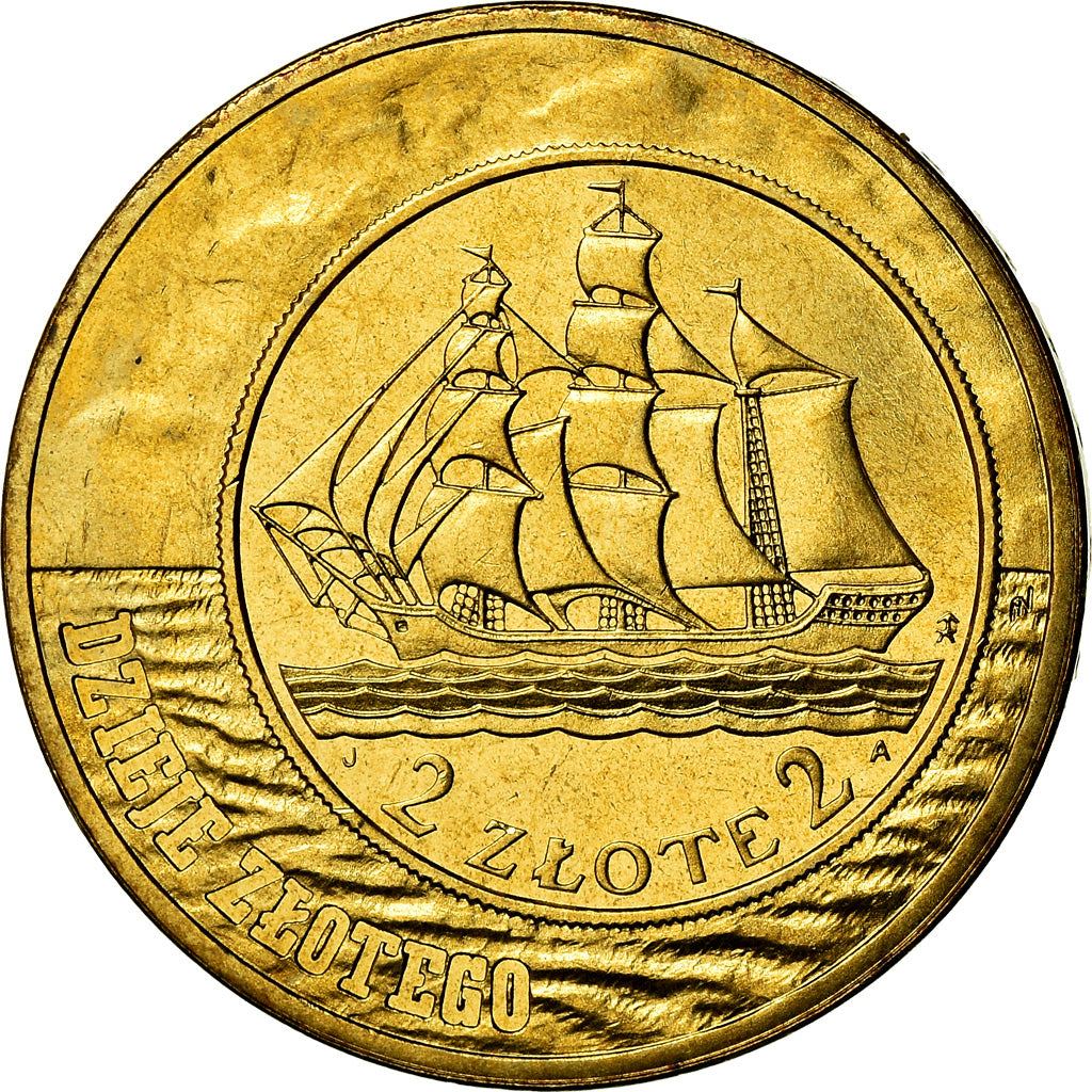 Monnaie, Pologne, 2 Zlote, 2005, Warsaw, SUP+, Laiton, KM:521