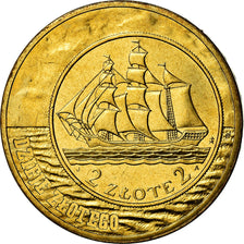 Monnaie, Pologne, 2 Zlote, 2005, Warsaw, SUP+, Laiton, KM:521