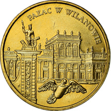 Coin, Poland, 2 Zlote, 2000, Warsaw, MS(60-62), Brass, KM:390
