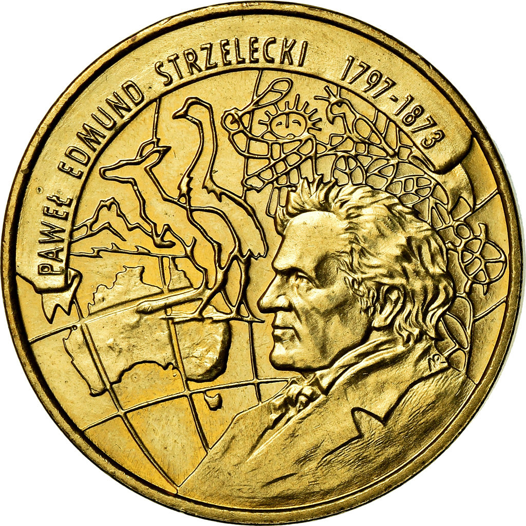 Coin, Poland, 2 Zlote, 1997, Warsaw, MS(60-62), Brass, KM:333