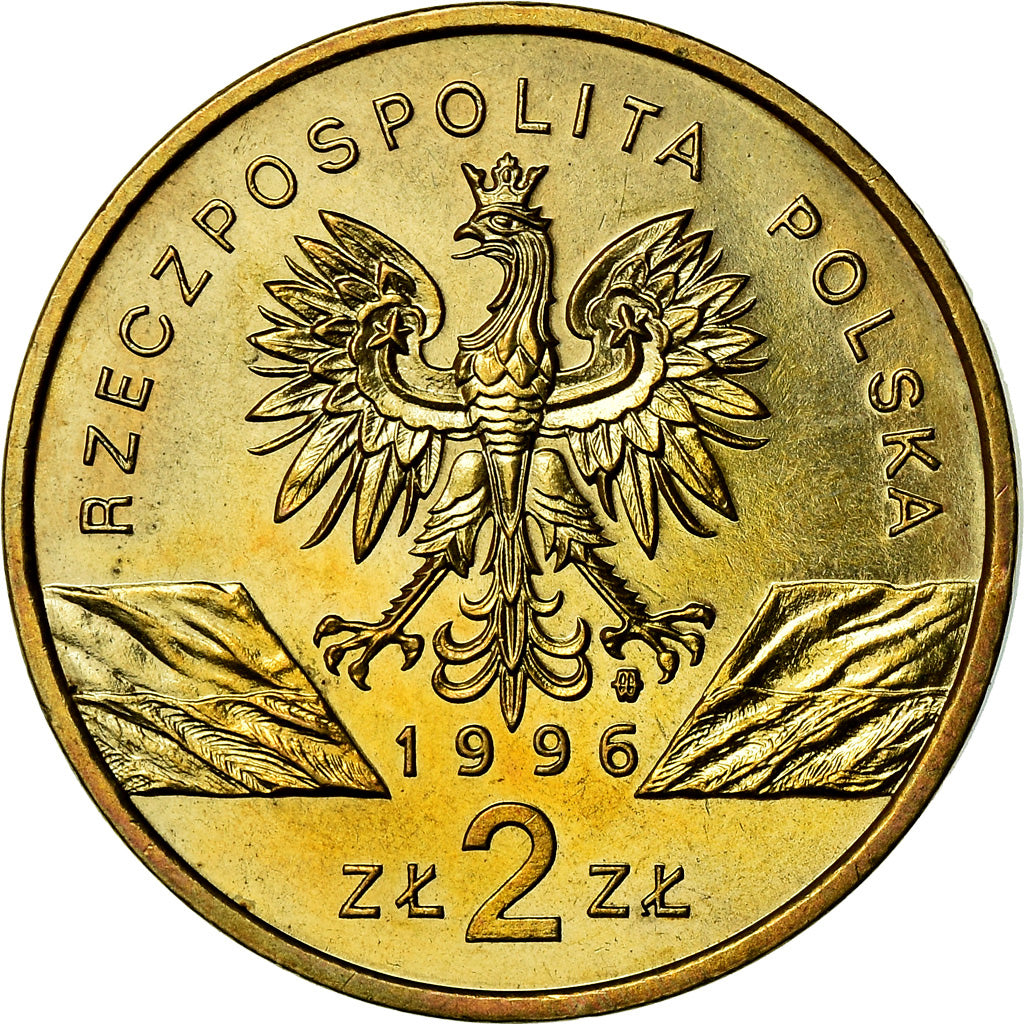 Monnaie, Pologne, 2 Zlote, 1996, Warsaw, SUP+, Laiton, KM:311