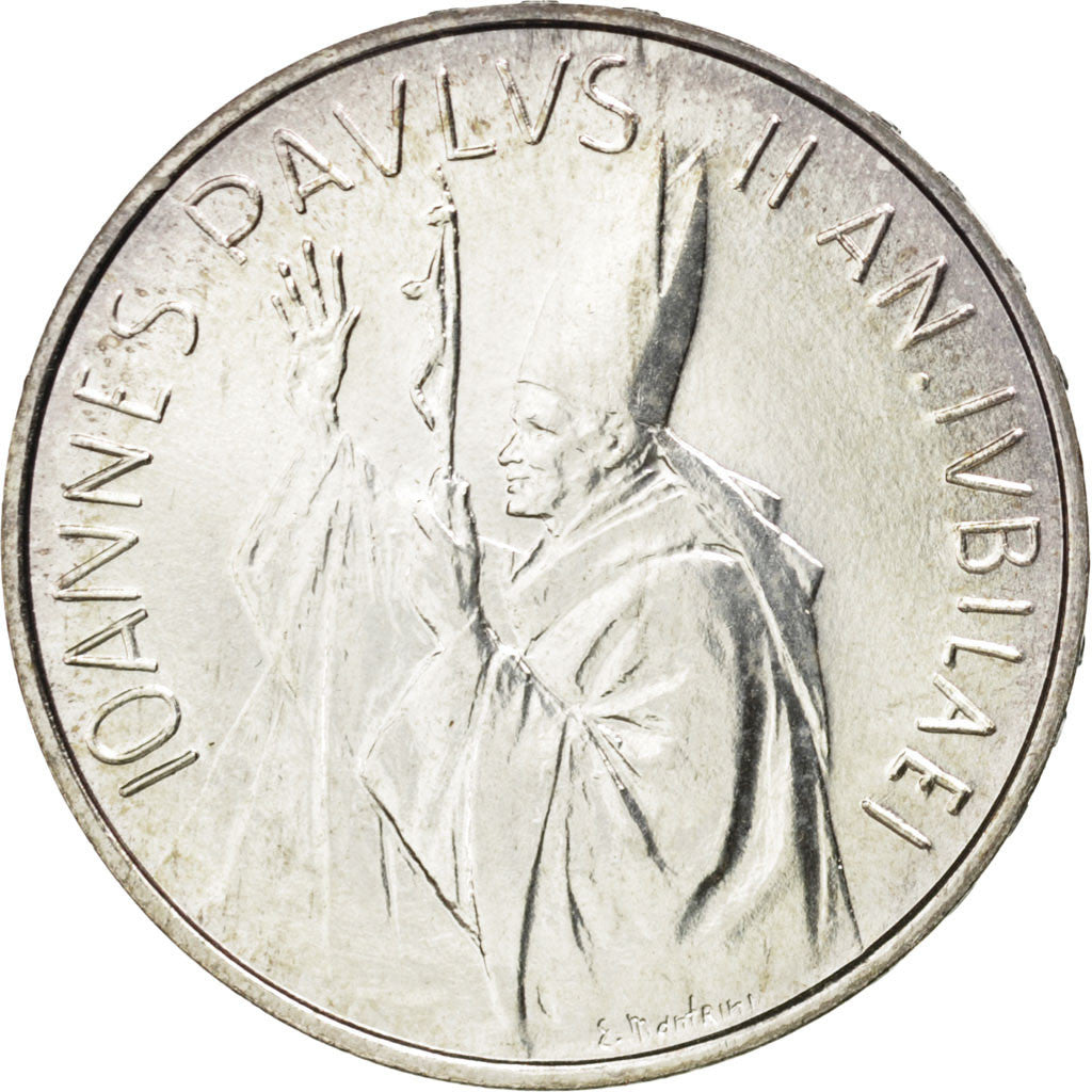 VATICAN CITY, 1000 Lire, 1983, KM #169, MS(63), Silver, 14.60