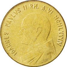 Coin, VATICAN CITY, John Paul II, 20 Lire, 1984, MS(63), Aluminum-Bronze, KM:178