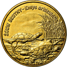 Coin, Poland, 2 Zlote, 2002, Warsaw, MS(60-62), Brass, KM:427