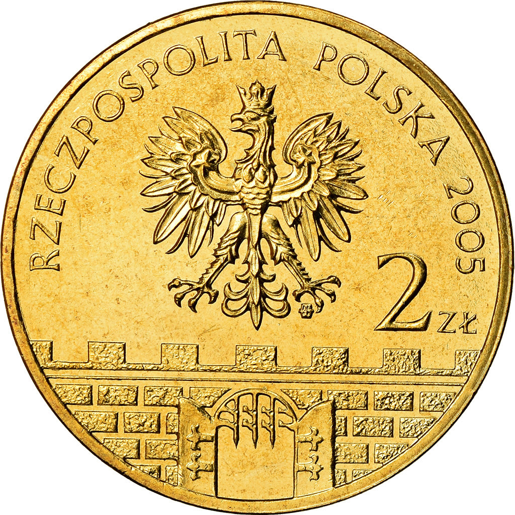 Munten, Polen, 2 Zlote, 2005, Warsaw, PR+, Tin, KM:528