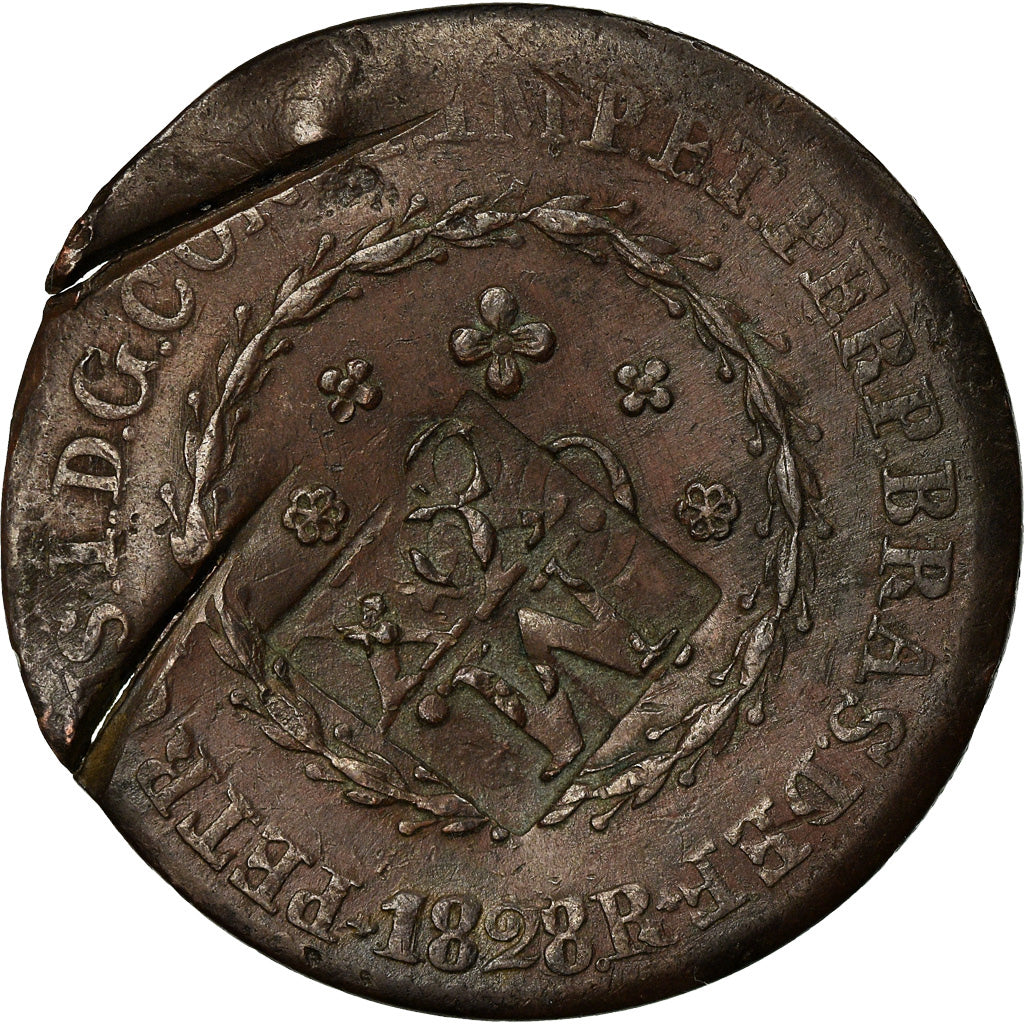 Monnaie, Brésil, MARANHAO, 20 Reis, 1835, TB+, Cuivre, KM:403