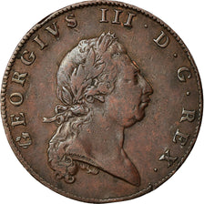 Coin, Bermuda, George III, Penny, 1793, EF(40-45), Copper, KM:5