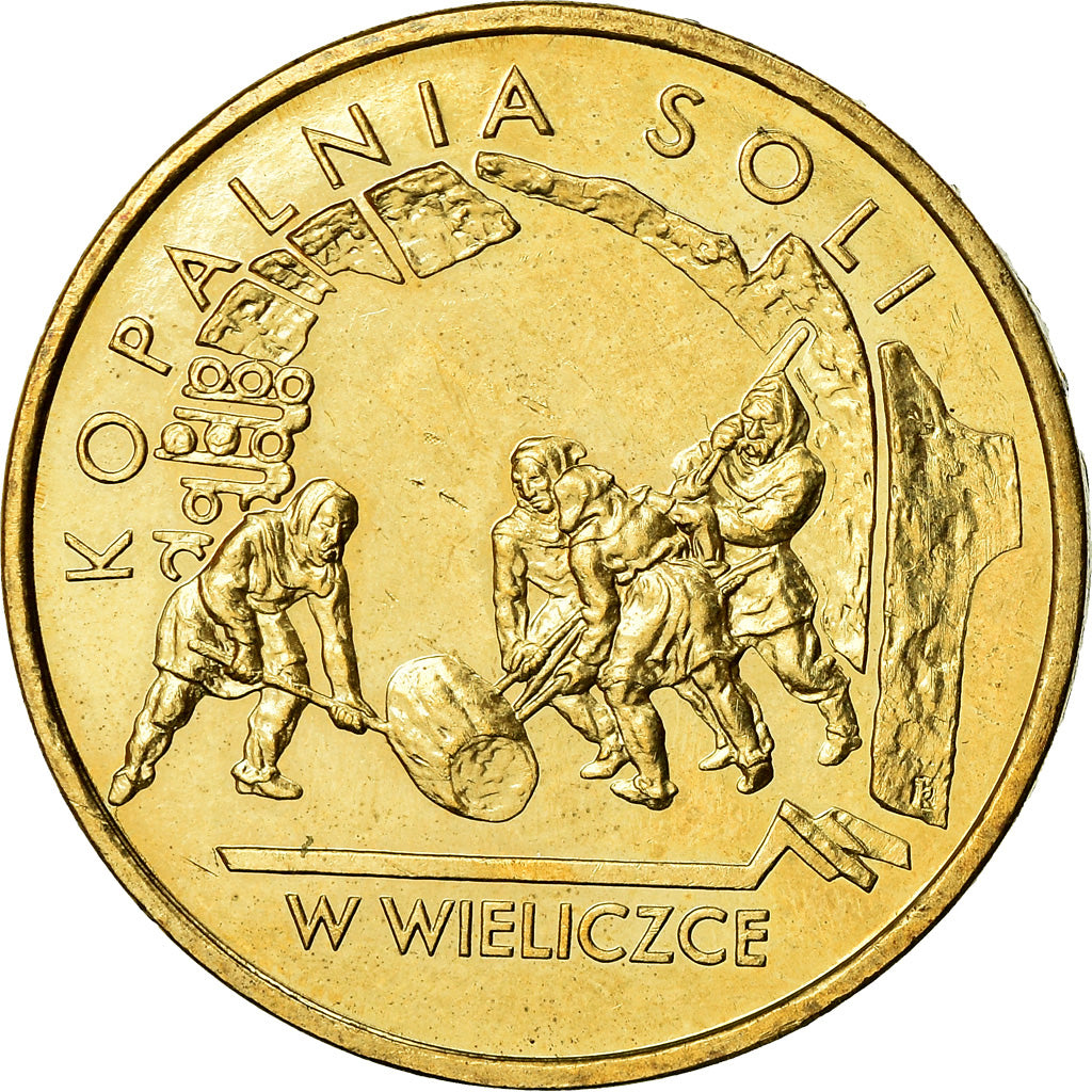 Münze, Polen, 2 Zlote, 2001, Warsaw, VZ+, Messing, KM:408