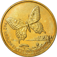 Coin, Poland, 2 Zlote, 2001, Warsaw, MS(60-62), Brass, KM:414