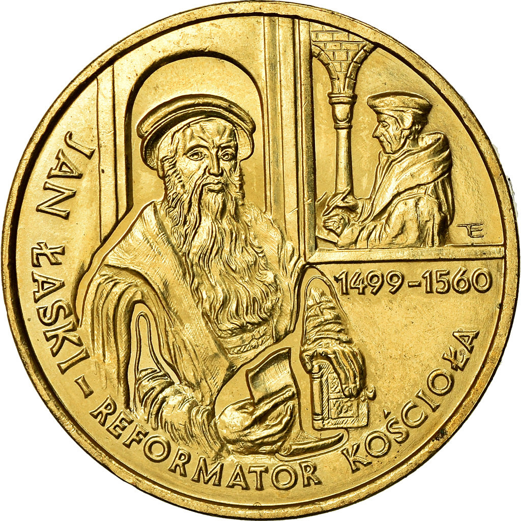 Coin, Poland, 2 Zlote, 1999, Warsaw, MS(60-62), Brass, KM:363