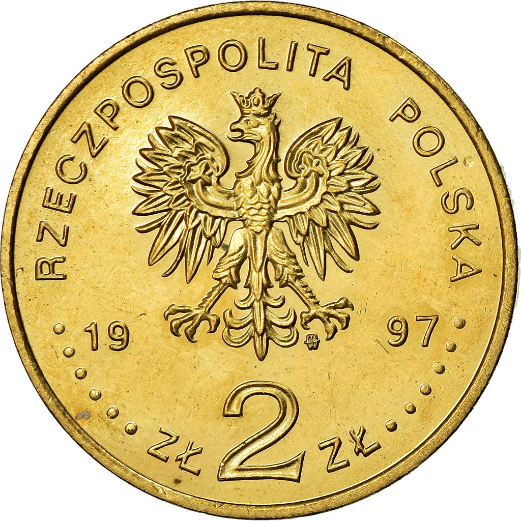 Monnaie, Pologne, 2 Zlote, 1997, Warsaw, SUP+, Laiton, KM:325