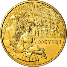 Coin, Poland, 2 Zlote, 2004, Warsaw, MS(60-62), Brass, KM:507