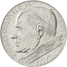 VATICAN CITY, 10 Lire, 1985, KM #185, MS(63), Aluminum, 23, 1.59