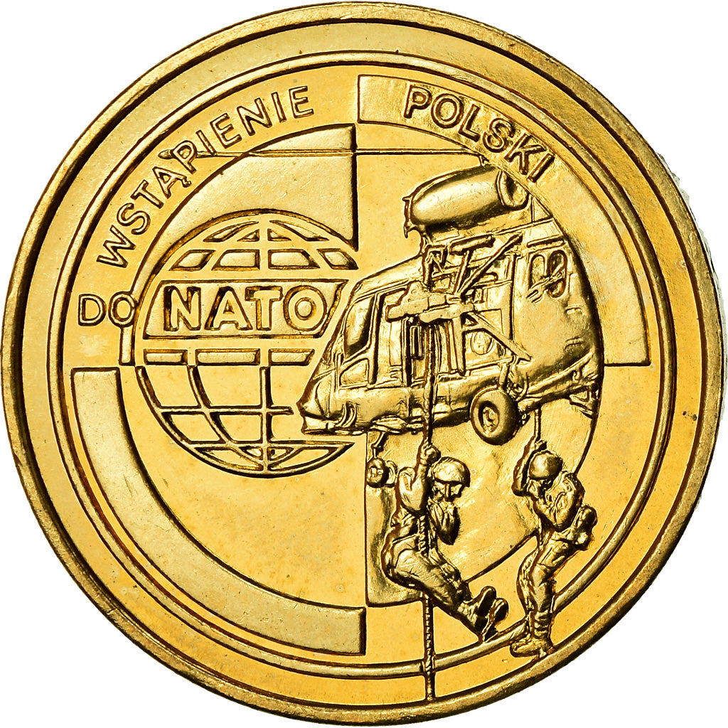 Coin, Poland, 2 Zlote, 1999, Warsaw, MS(60-62), Brass, KM:357
