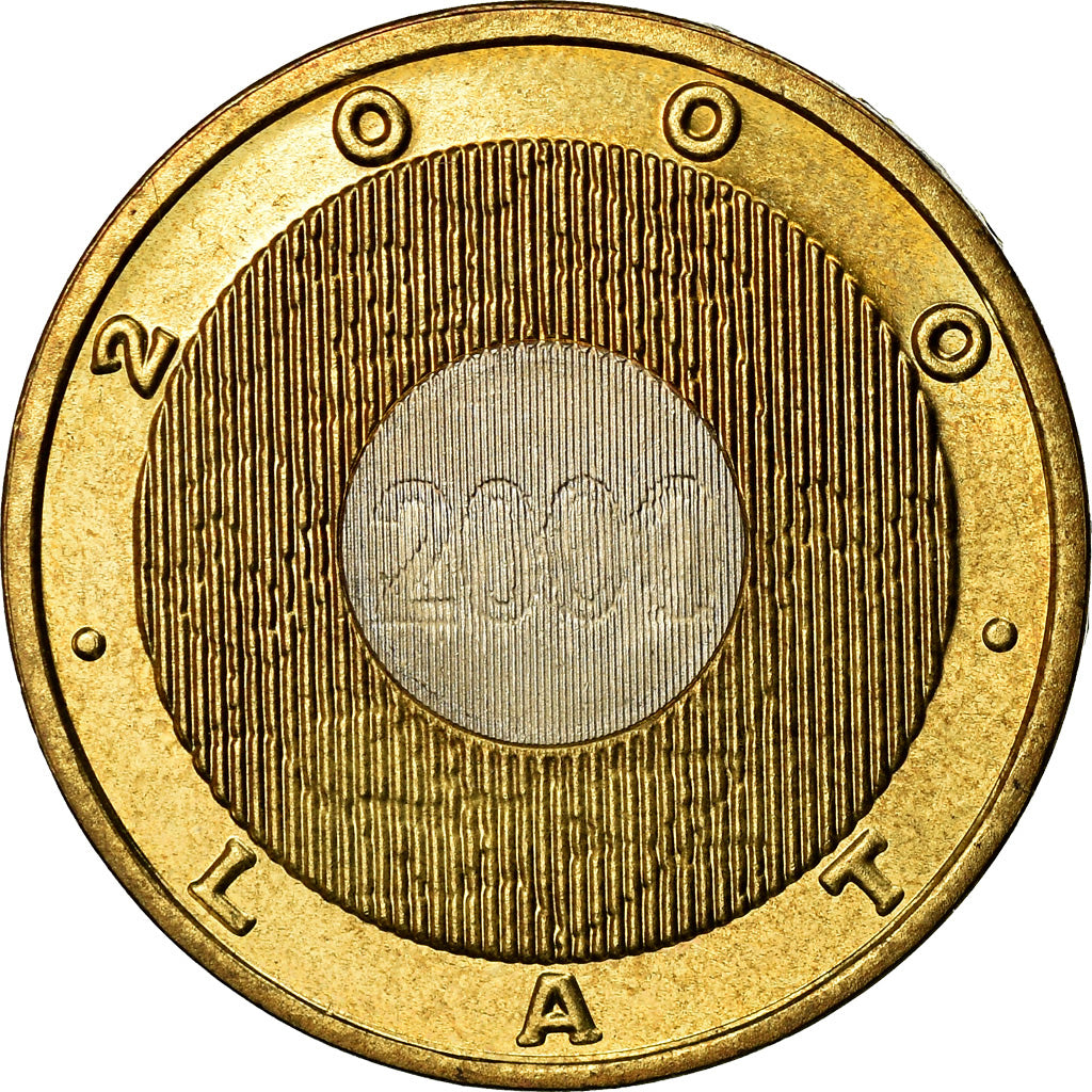 Monnaie, Pologne, 2 Zlote, 2000, Warsaw, SUP+, Bi-Metallic, KM:374
