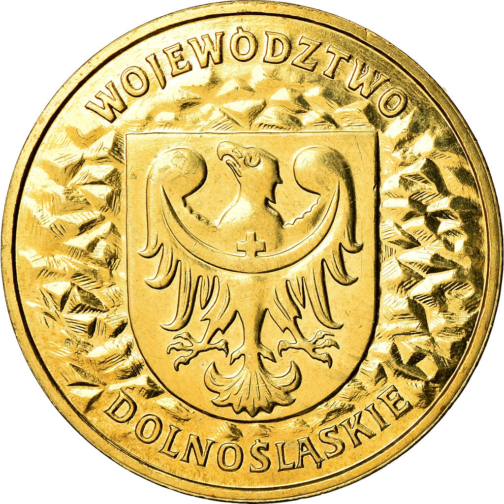 Coin, Poland, 2 Zlote, 2004, Warsaw, MS(60-62), Brass, KM:484