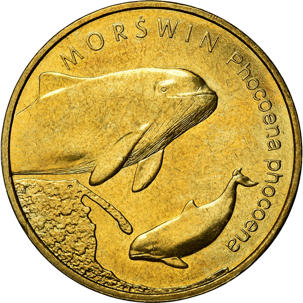 Coin, Poland, 2 Zlote, 2004, Warsaw, MS(60-62), Brass, KM:464