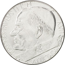 VATICAN CITY, 100 Lire, 1985, KM #188, MS(63), Stainless Steel, 27.75, 7.97