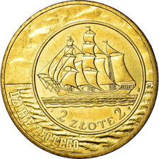 Coin, Poland, 2 Zlote, 2005, Warsaw, MS(60-62), Brass, KM:521