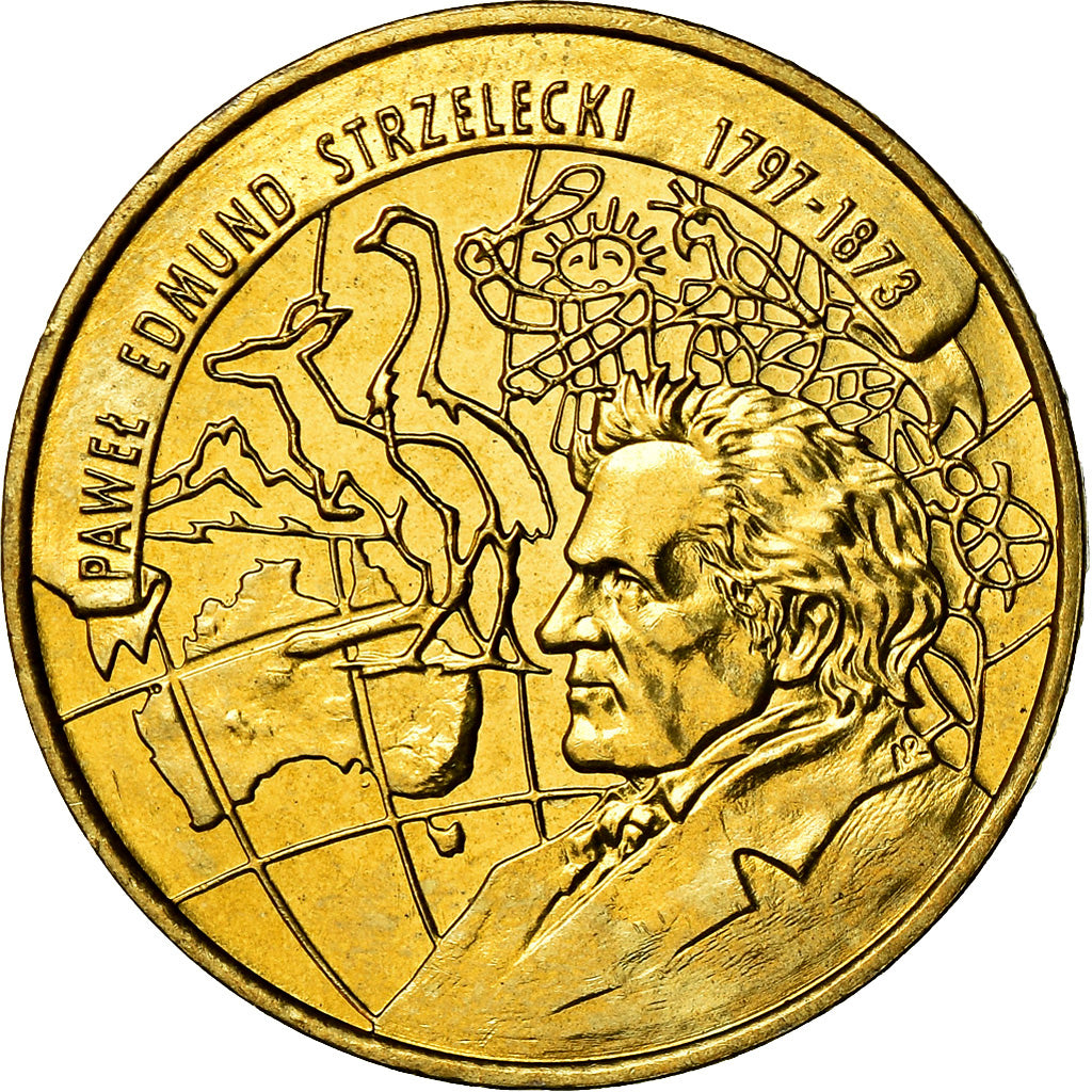 Coin, Poland, 2 Zlote, 1997, Warsaw, MS(60-62), Brass, KM:333