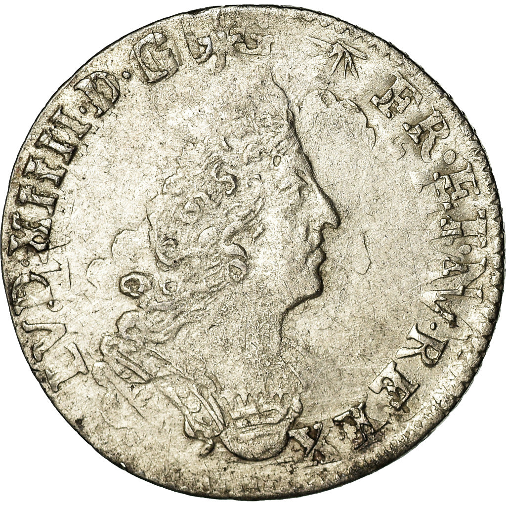 Monnaie, France, 1/12 Ecu aux palmes, Reformed on 1/16th 