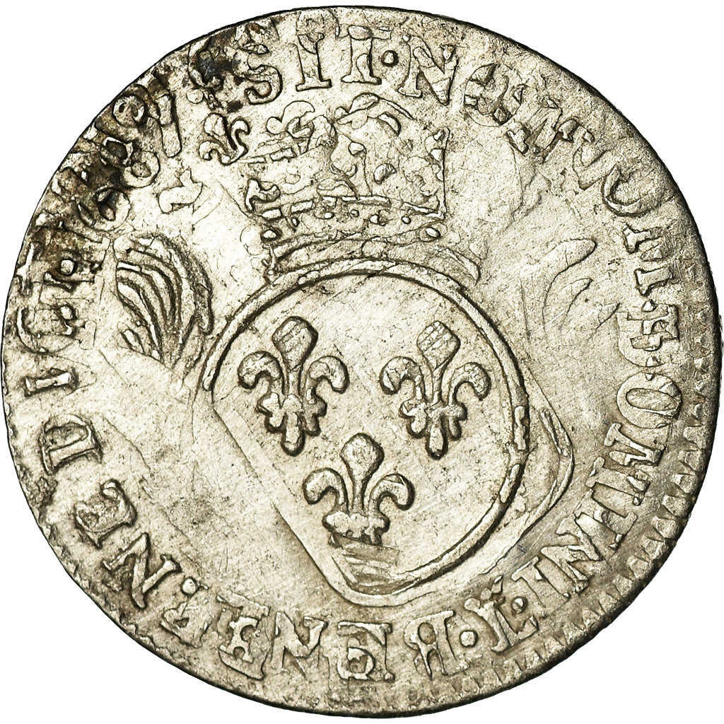 Monnaie, France, 1/12 Ecu aux palmes, Reformed on 1/16th 