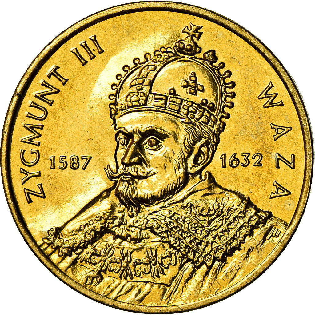 Coin, Poland, 2 Zlote, 1998, Warsaw, MS(60-62), Brass, KM:336