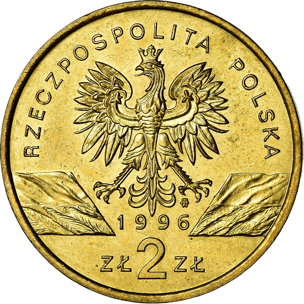 Monnaie, Pologne, 2 Zlote, 1996, Warsaw, SUP+, Laiton, KM:311