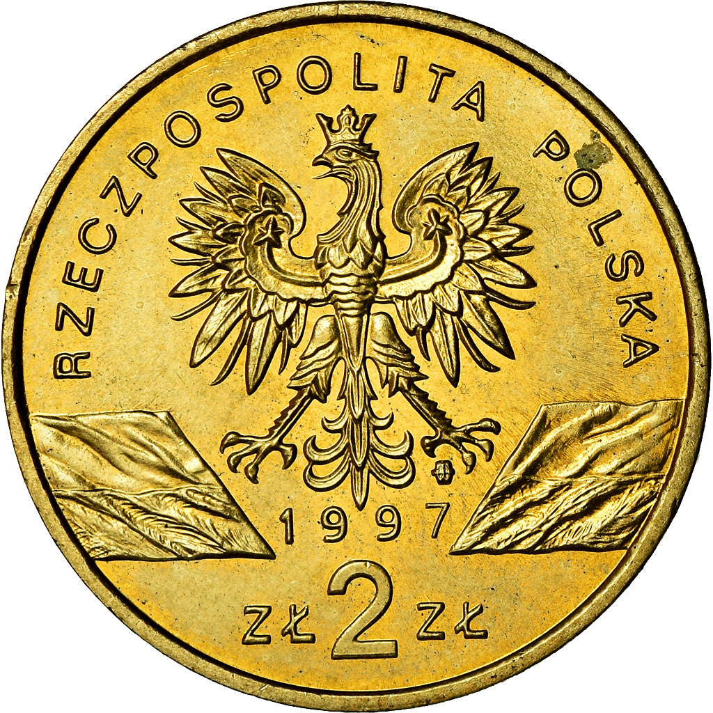 Monnaie, Pologne, 2 Zlote, 1997, Warsaw, SUP+, Laiton, KM:329
